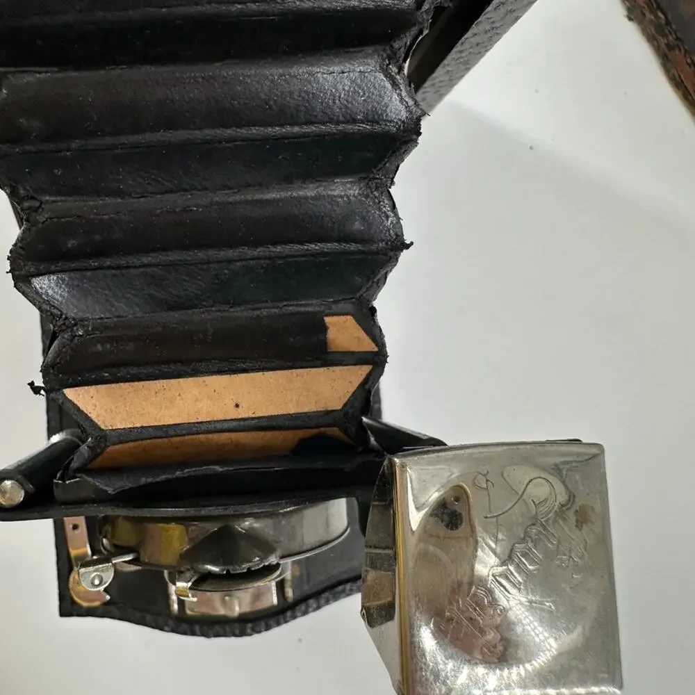 Vintage 1927 No. 3A Autographic Kodak Folding Camera w/ Case Collectible